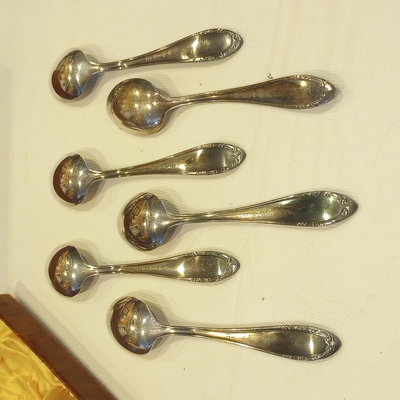 Vintage Demitasse Silverplated BSF Platura Spoons - Picture 5 of 10